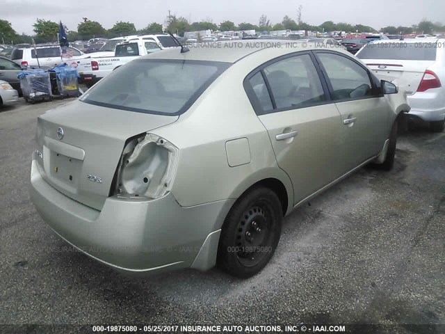 3N1AB61EX7L693445 - 2007 NISSAN SENTRA 2.0/2.0S/2.0SL GOLD photo 4