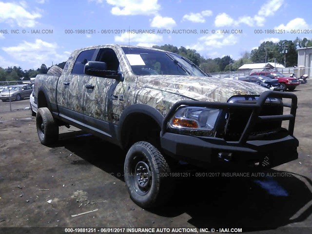 3D7UT2HLXBG541841 - 2011 DODGE RAM 2500 GREEN photo 1