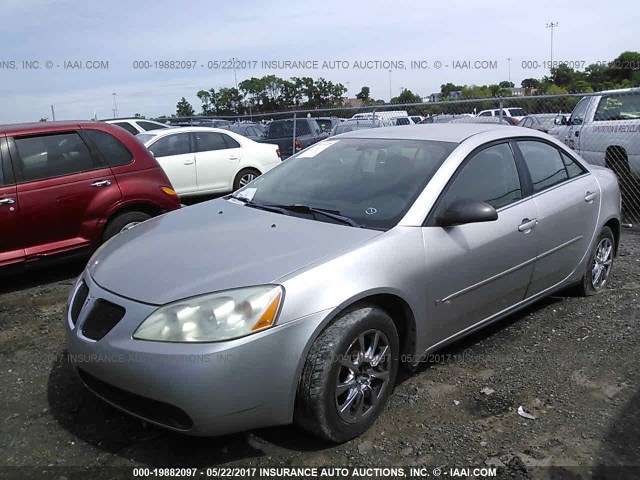 1G2ZF55B064262099 - 2006 PONTIAC G6 SE SILVER photo 2