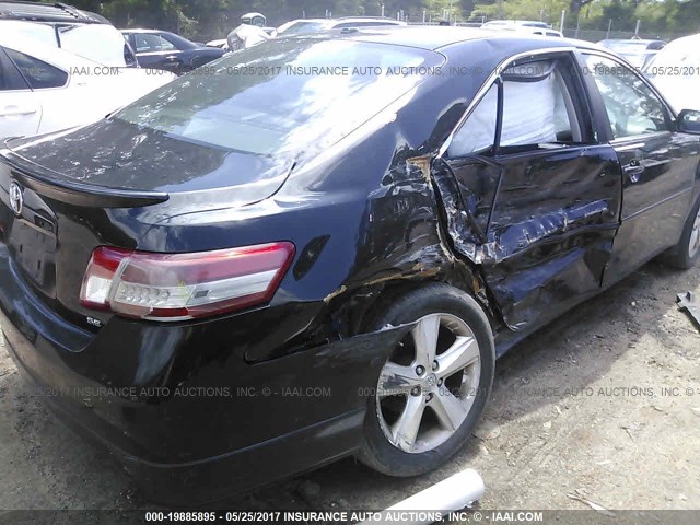 4T1BF3EK3AU056054 - 2010 TOYOTA CAMRY SE/LE/XLE Черный фото 6