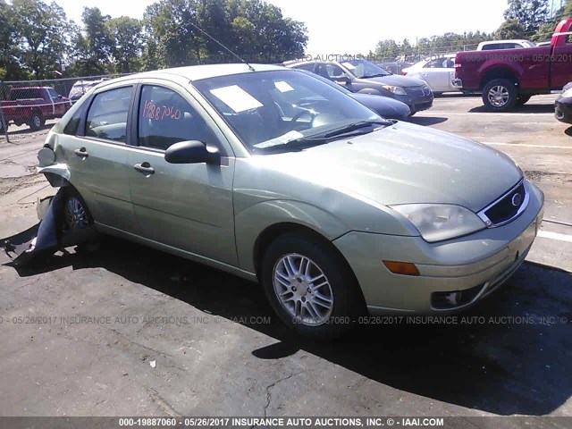 1FAFP34N27W125009 - 2007 FORD FOCUS ZX4/S/SE/SES GREEN photo 1