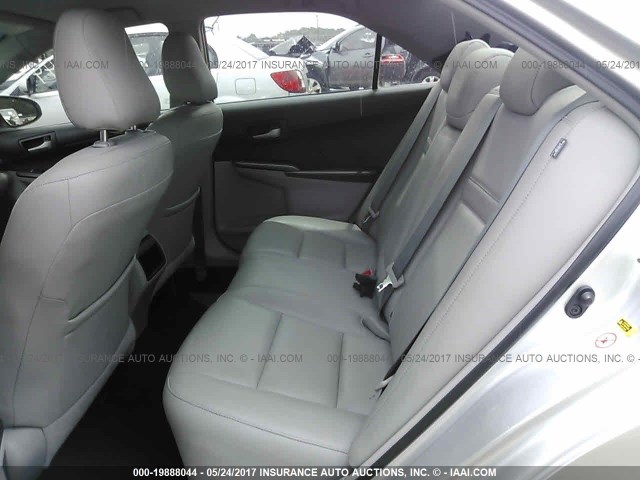 4T1BF1FK9CU184370 - 2012 TOYOTA CAMRY SE/LE/XLE SILVER photo 8