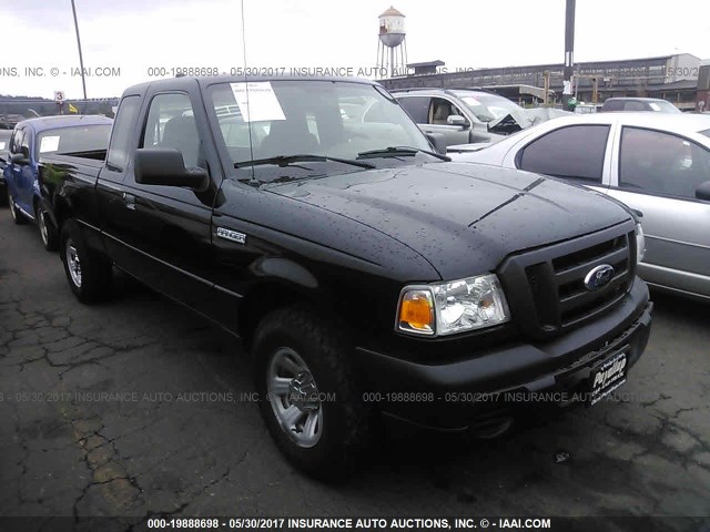 1FTZR45E09PA59479 - 2009 FORD RANGER SUPER CAB BLACK photo 1