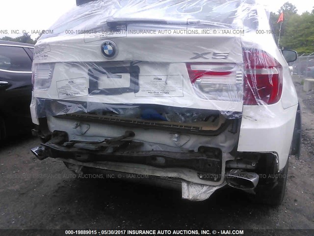 5UXFE83538L160304 - 2008 BMW X5 4.8I WHITE photo 6