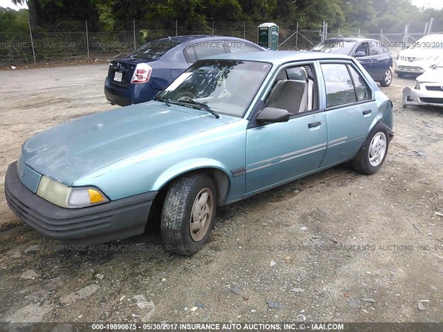 1G1JC5440R7250258 - 1994 CHEVROLET CAVALIER VL/RS BLUE photo 2