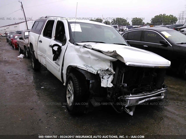 3GTP2VE76DG289026 - 2013 GMC SIERRA K1500 SLE WHITE photo 1