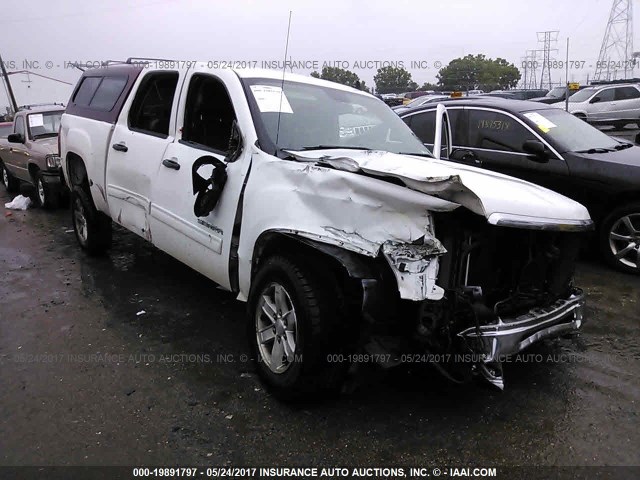 3GTP2VE76DG289026 - 2013 GMC SIERRA K1500 SLE WHITE photo 2