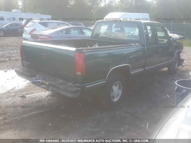 2GTEC19W6T1546417 - 1996 GMC SIERRA C1500 GREEN photo 4