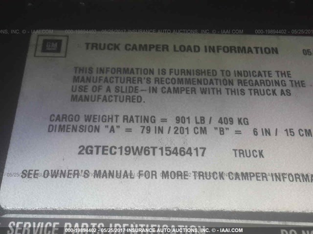 2GTEC19W6T1546417 - 1996 GMC SIERRA C1500 GREEN photo 9