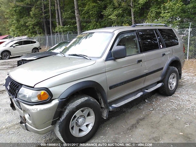 JA4MT21H22J065044 - 2002 MITSUBISHI MONTERO SPORT ES/SPORT LS GRAY photo 2