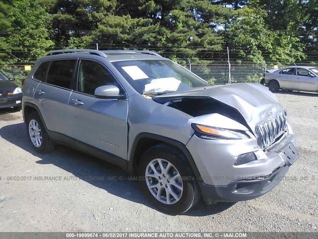 1C4PJMCS2GW271522 - 2016 JEEP CHEROKEE LATITUDE SILVER photo 1