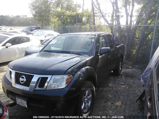 1N6AD0ER4CC476364 - 2012 NISSAN FRONTIER S/SV/SL/PRO-4X GRAY photo 2