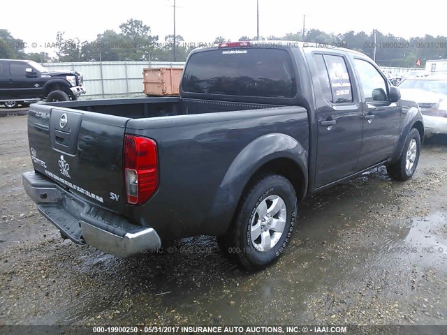 1N6AD0ER4CC476364 - 2012 NISSAN FRONTIER S/SV/SL/PRO-4X GRAY photo 4