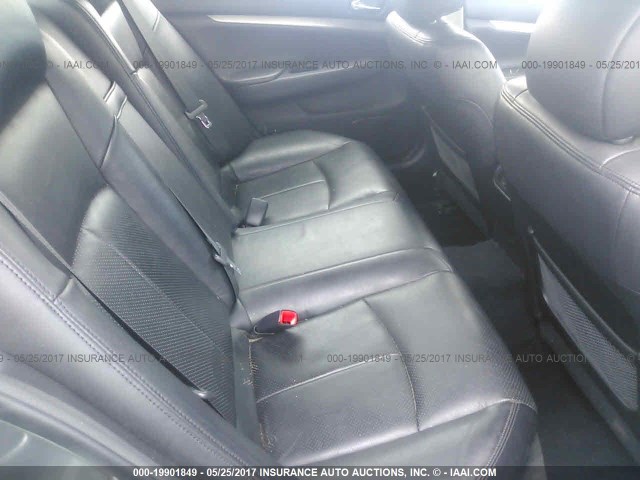 JN1DV6AR3BM650345 - 2011 INFINITI G25 GRAY photo 8