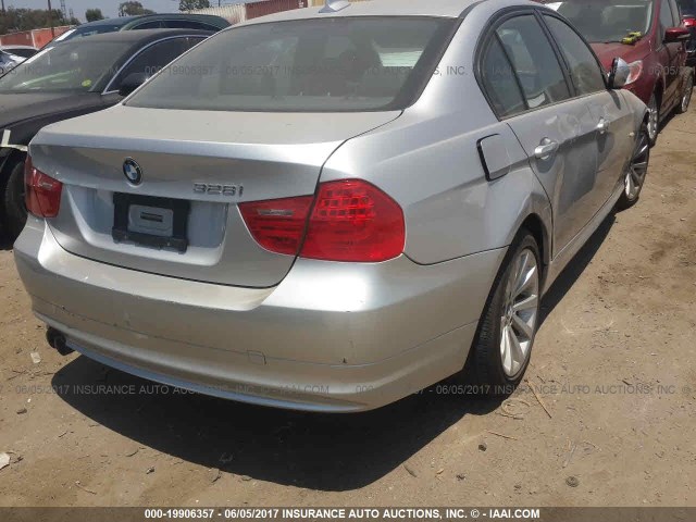 WBAPH5G56BNM79971 - 2011 BMW 328 I SULEV SILVER photo 4