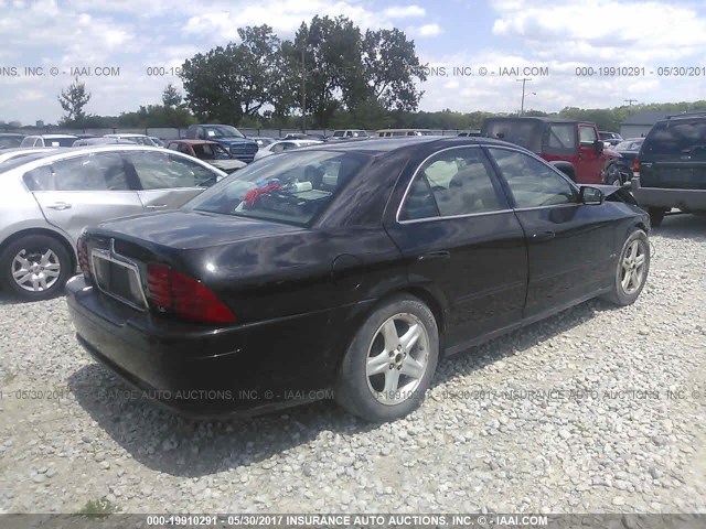 1LNHM86S31Y618278 - 2001 LINCOLN LS BLACK photo 4