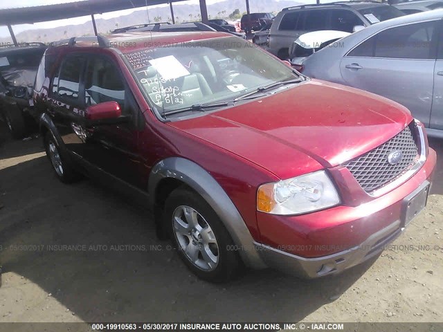 1FMZK05107GA02816 - 2007 FORD FREESTYLE SEL RED photo 1