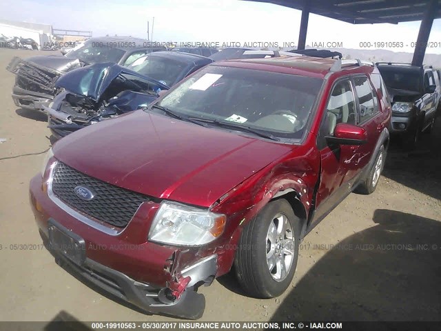 1FMZK05107GA02816 - 2007 FORD FREESTYLE SEL RED photo 2