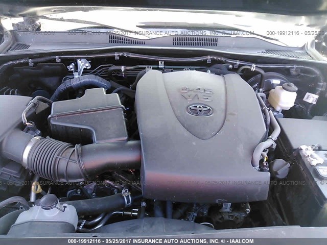 5TFAZ5CN2GX005524 - 2016 TOYOTA TACOMA DBL CAB/SR5/TRD SPORT/OR BLACK photo 10