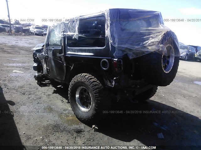 1C4AJWBG7DL533451 - 2013 JEEP WRANGLER SAHARA BLACK photo 3