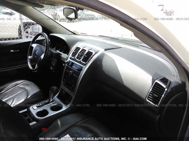 1GKEV23D09J101729 - 2009 GMC ACADIA SLT-1 Biały zdjęcie 5