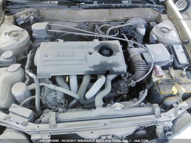 1Y1SK5281YZ400770 - 2000 CHEVROLET GEO PRIZM LSI GOLD photo 10