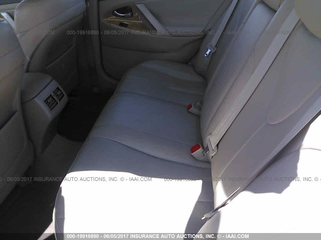 4T1BE46K37U175349 - 2007 TOYOTA CAMRY NEW GENERAT CE/LE/XLE/SE RED photo 8