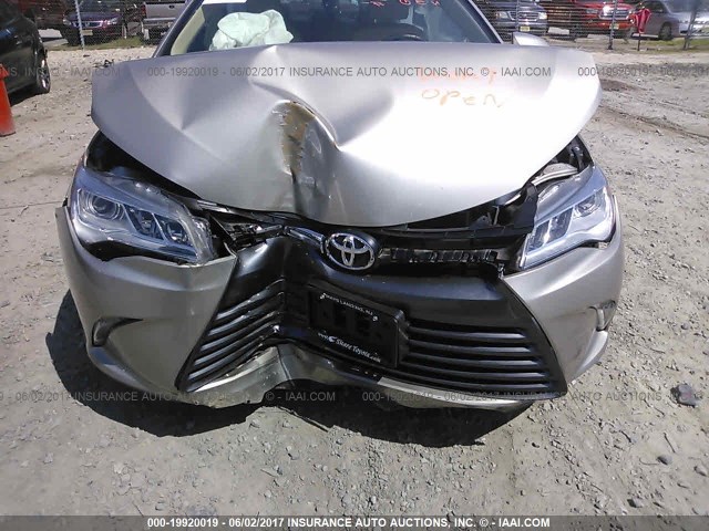 4T1BK1FK9GU573673 - 2016 TOYOTA CAMRY XSE/XLE Qızıl foto 6