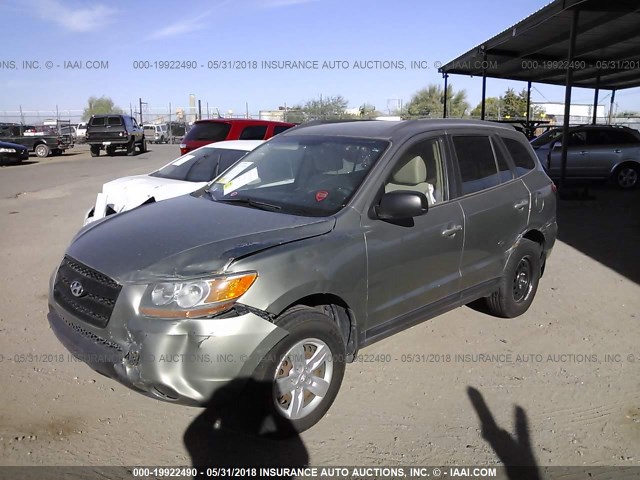 5NMSG13DX9H329942 - 2009 HYUNDAI SANTA FE GLS GRAY photo 2