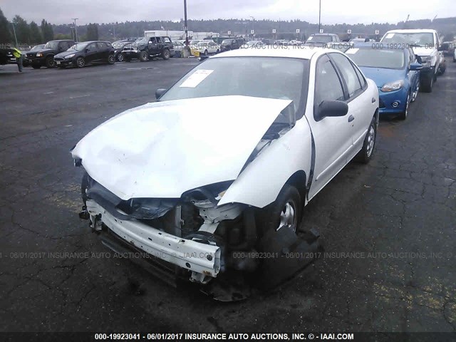 1G1JF52F357101316 - 2005 CHEVROLET CAVALIER LS WHITE photo 2