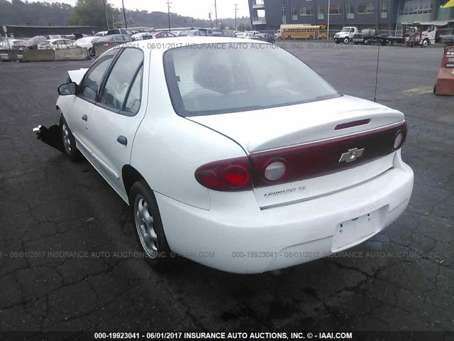 1G1JF52F357101316 - 2005 CHEVROLET CAVALIER LS WHITE photo 3