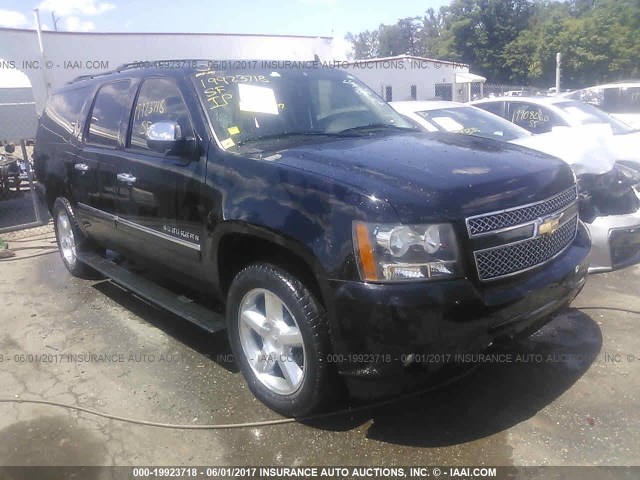 1GNSKKE39BR117597 - 2011 CHEVROLET SUBURBAN K1500 LTZ BLACK photo 1