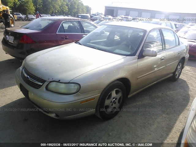 1G1NE52J03M588224 - 2003 CHEVROLET MALIBU LS 棕色 照片 2