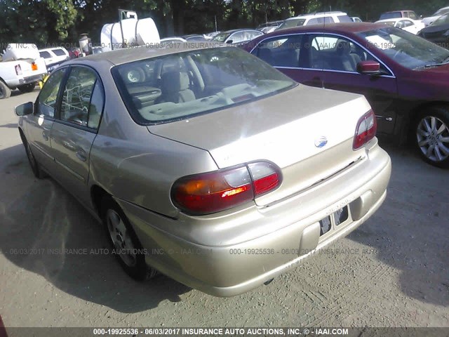 1G1NE52J03M588224 - 2003 CHEVROLET MALIBU LS 棕色 照片 3