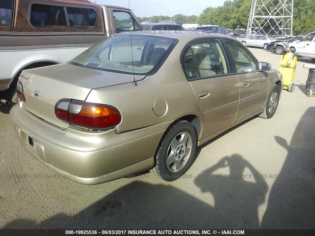 1G1NE52J03M588224 - 2003 CHEVROLET MALIBU LS 棕色 照片 4