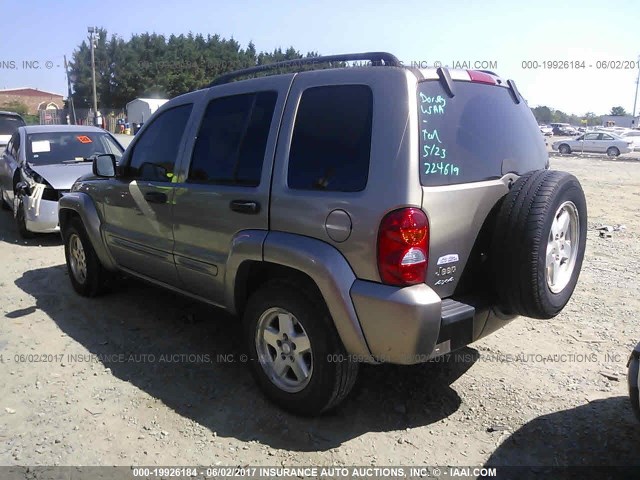 1J4GL58K94W137976 - 2004 JEEP LIBERTY LIMITED GOLD photo 3