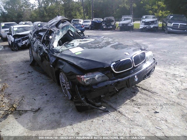 WBAHL83547DT08918 - 2007 BMW 750 I BLACK photo 1