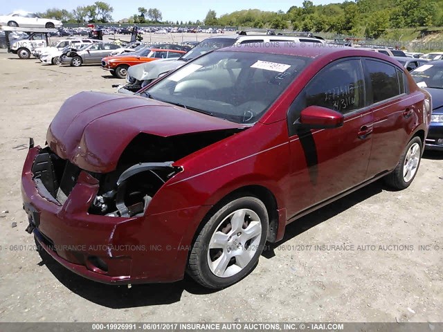 3N1AB61E28L676950 - 2008 NISSAN SENTRA 2.0/2.0S/2.0SL RED photo 2