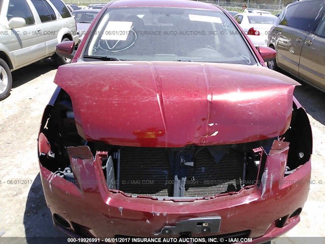 3N1AB61E28L676950 - 2008 NISSAN SENTRA 2.0/2.0S/2.0SL RED photo 6