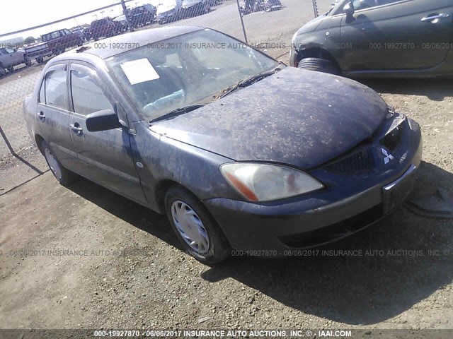 JA3AJ26E64U021710 - 2004 MITSUBISHI LANCER ES GRAY photo 1