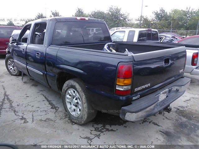 2GTEC13T451211237 - 2005 GMC NEW SIERRA C1500 BLUE photo 3