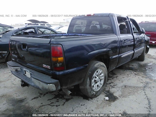 2GTEC13T451211237 - 2005 GMC NEW SIERRA C1500 BLUE photo 4