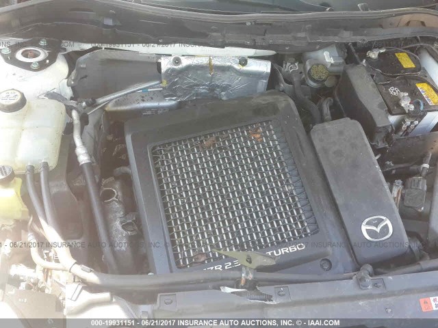 JM1BL1L42D1790910 - 2013 MAZDA SPEED 3 WHITE photo 10