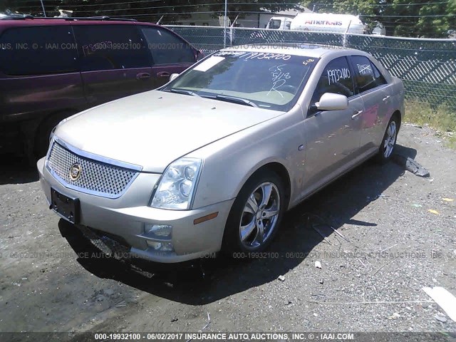 1G6DC67A360165532 - 2006 CADILLAC STS TAN photo 2