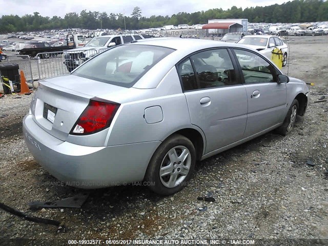 1G8AJ55F97Z163497 - 2007 SATURN ION LEVEL 2 SILVER photo 4