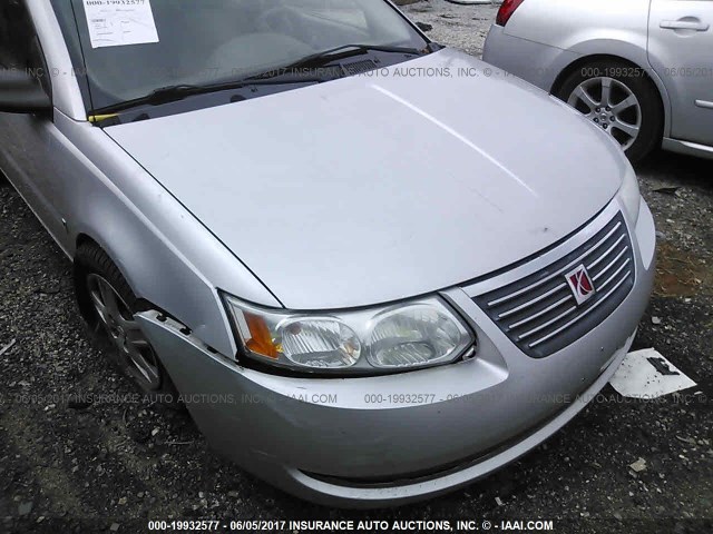 1G8AJ55F97Z163497 - 2007 SATURN ION LEVEL 2 SILVER photo 6