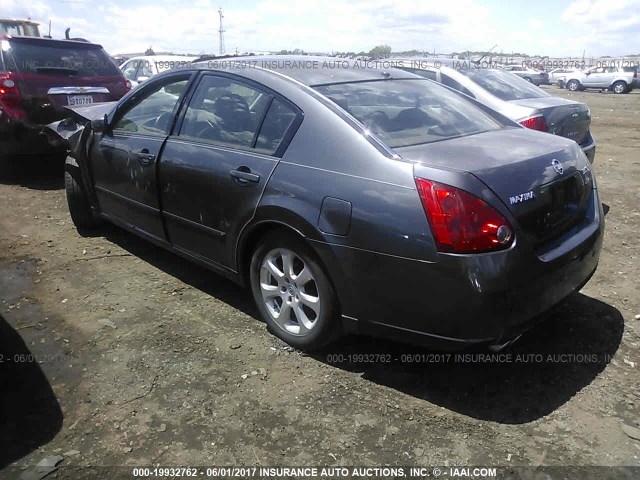 1N4BA41E27C864831 - 2007 NISSAN MAXIMA SE/SL GRAY photo 3