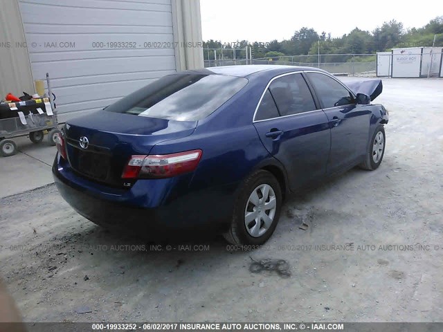 4T1BE46K59U322399 - 2009 TOYOTA CAMRY SE/LE/XLE BLUE photo 4