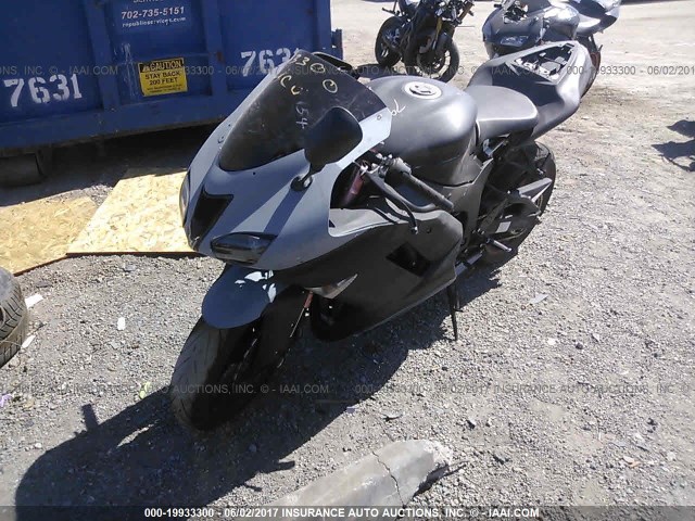 JKAZX4P148A039781 - 2008 KAWASAKI ZX600 P GRAY photo 2