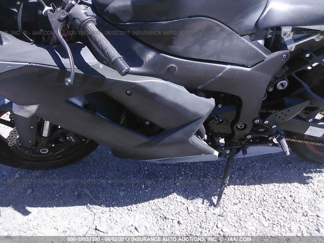 JKAZX4P148A039781 - 2008 KAWASAKI ZX600 P GRAY photo 9